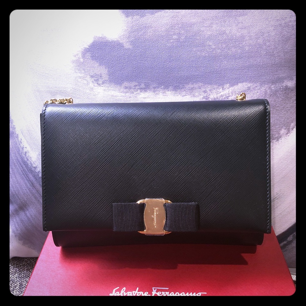 Salvatore Ferragamo Mini Vara Leather Crossbody